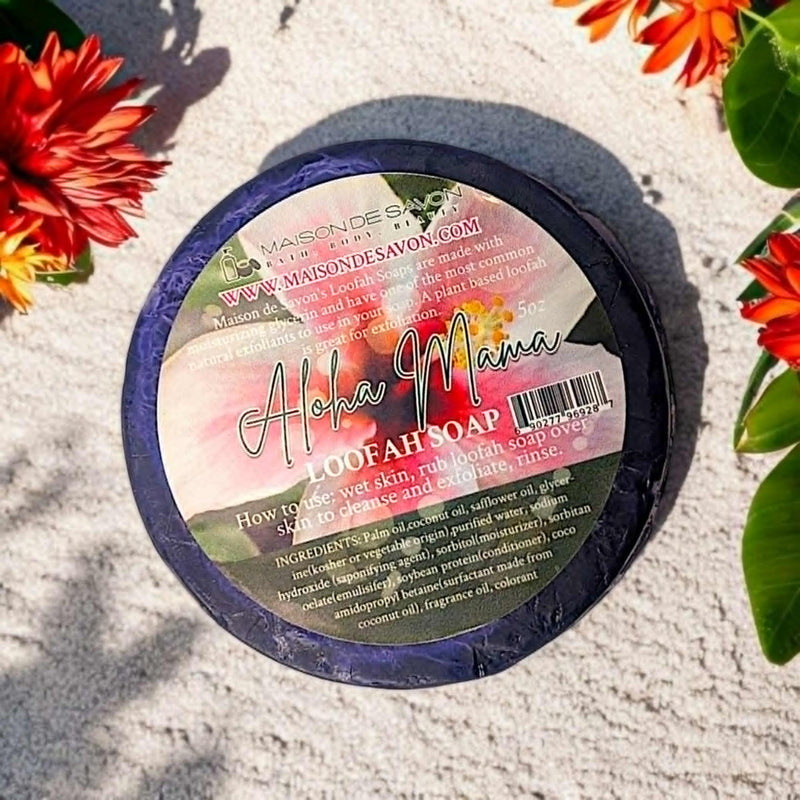 Aloha Mama Loofah Soap