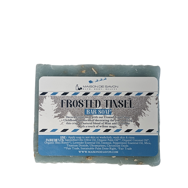 Frosted Tinsel Soap