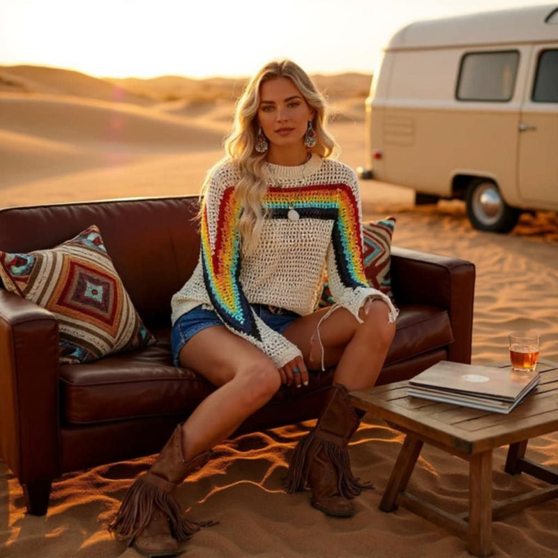 Women Crochet Sweater