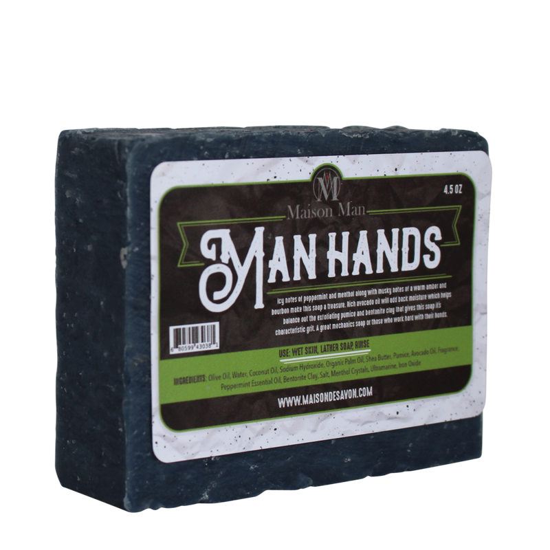 Man Hands Handmade Soap Fundraiser