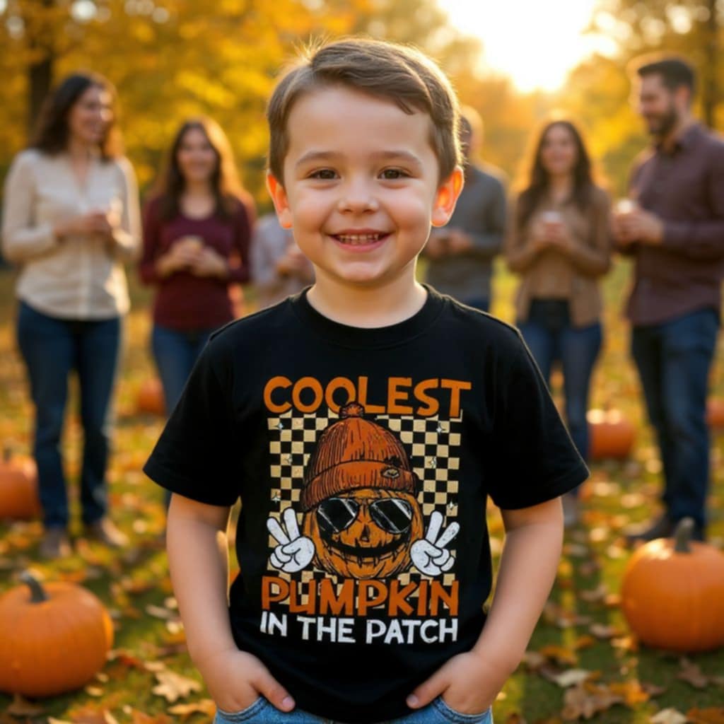 Coolest Pumpkin - Child T-shirt