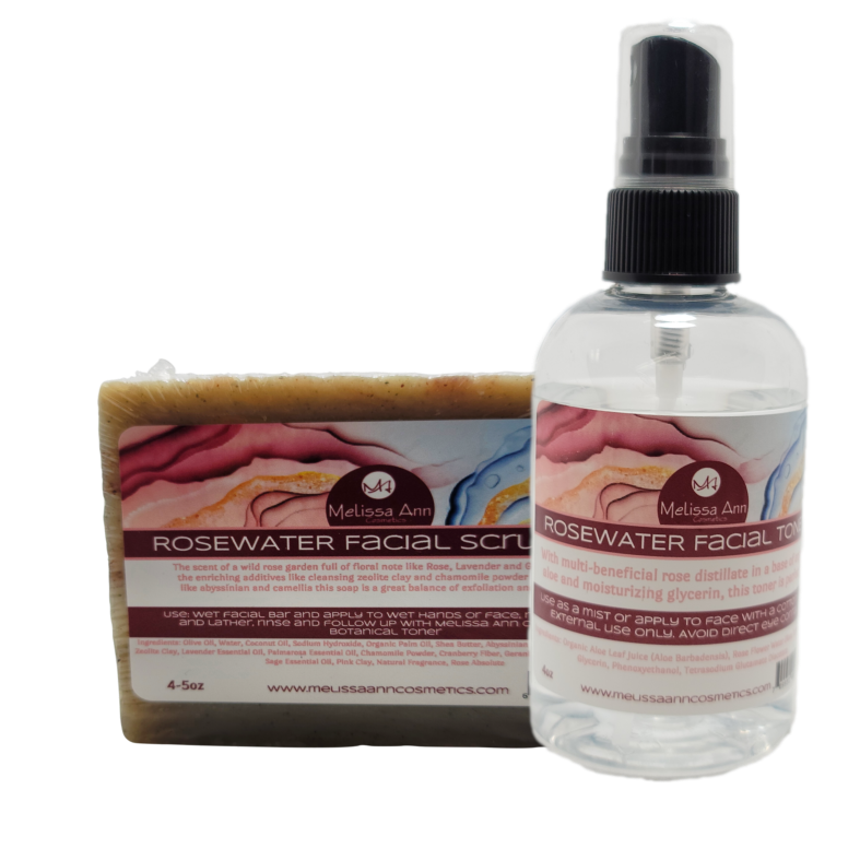 Melissa Ann Rosewater Facial Scrub Bar & Toner Fundraiser