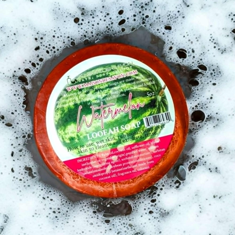Watermelon Loofah Soap