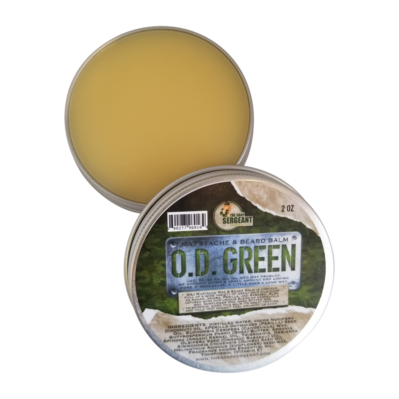 Major Stache & Beard Balm - O.D. Green