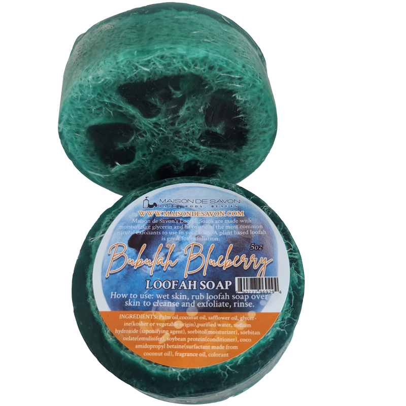 Bubulah Blueberry Loofah Soap