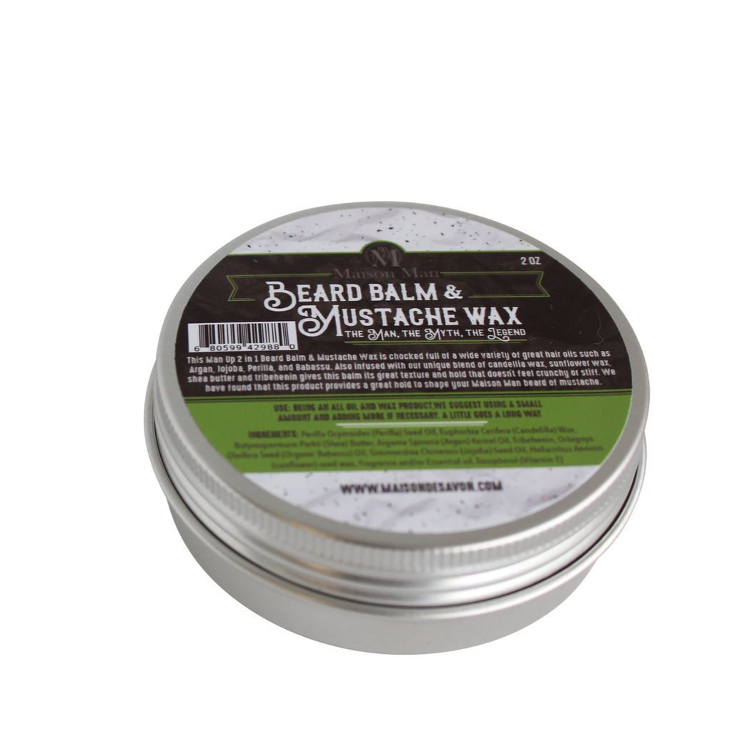 Man Up Beard Balm & Mustache Wax (2 in one)