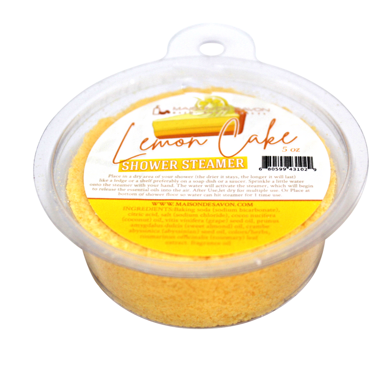 Lemon Cake Shower Steamers