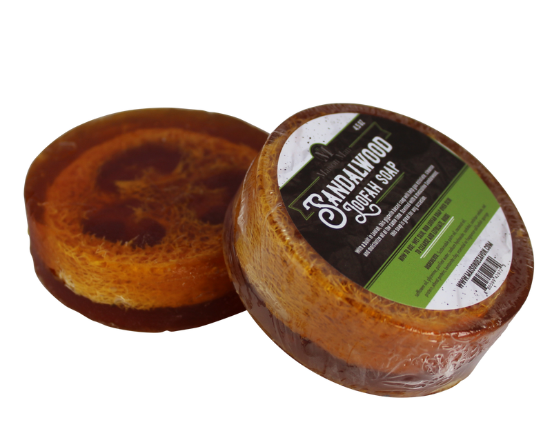 Saintly Sandalwood Loofah Soap