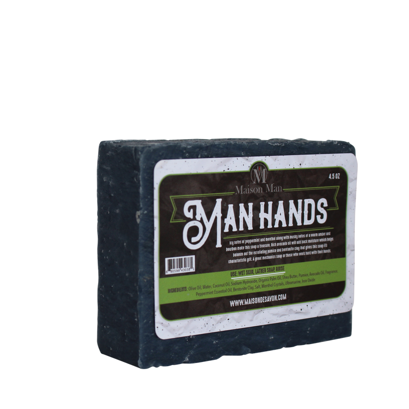 Man Hands Soap