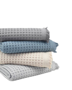 Lycia Turkish Cotton Waffle Bath Towel - Eggnog